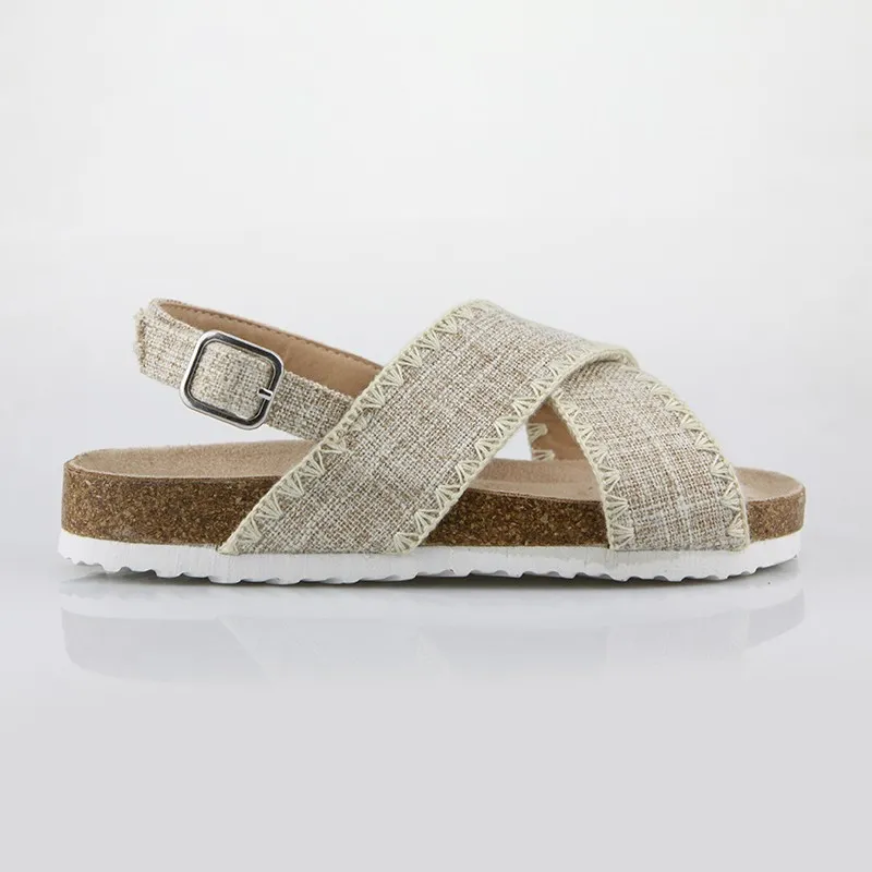 Cross-Strap Sandal