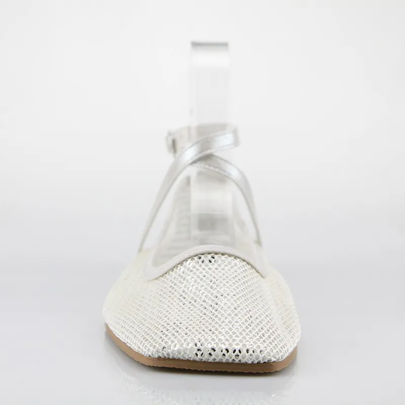 Square Toe Flats Womens